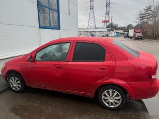 2005 Chevrolet Aveo I, красный, 190000 рублей, вид 4