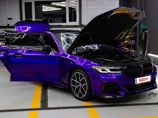2020 BMW 5 серии 530i VII (G30/G31/G38) Рестайлинг, фиолетовый, 4500000 рублей, вид 1