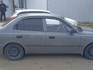 2007 Hyundai Accent ТагАЗ II, серый, 350000 рублей, вид 3