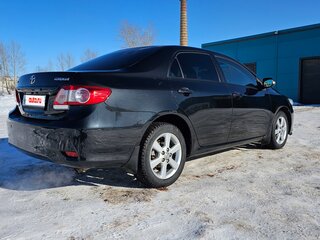 2010 Toyota Corolla X (E140, E150) Рестайлинг, чёрный, 910000 рублей, вид 4
