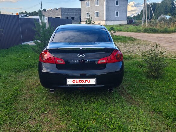 2013 Infiniti G G25 IV, чёрный - вид 3