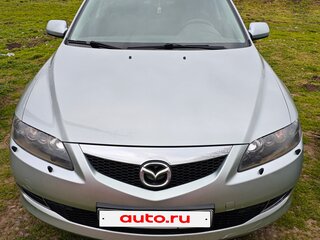 2007 Mazda 6 I (GG) Рестайлинг, серебристый, 730000 рублей, вид 1