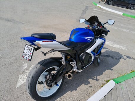 2007 Suzuki GSX-R 750, синий, 620000 рублей, вид 2