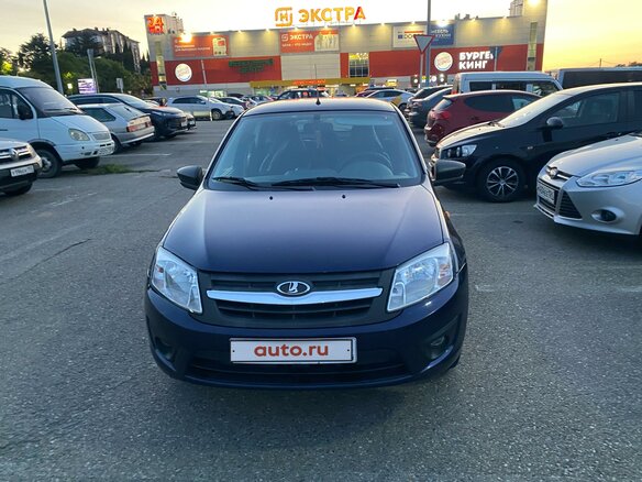 2015 Lada (ВАЗ) Granta I, синий, 570000 рублей - вид 1