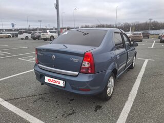 2014 Renault Logan I Рестайлинг, синий, 436000 рублей, вид 4