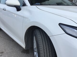 2018 Toyota Camry VIII (XV70), белый, 3800000 рублей, вид 5
