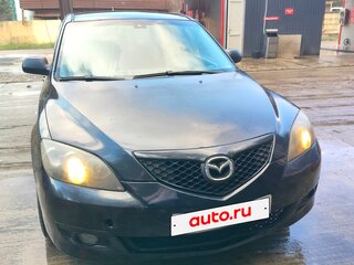 2007 Mazda 3 I (BK) Рестайлинг, чёрный, 350000 рублей, вид 3