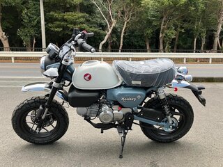 2025 Honda Z125 Monkey, голубой, 645000 рублей, вид 2
