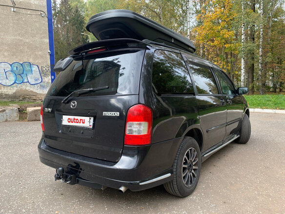 2001 Mazda MPV II (LW), чёрный, 475000 рублей - вид 3