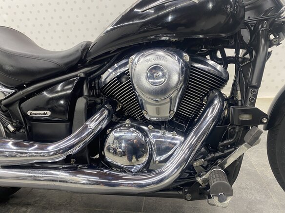 2007 Kawasaki VN900 Vulcan, чёрный, 445000 рублей - вид 17