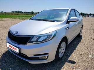 2017 Kia Rio III Рестайлинг, серебристый, 1066000 рублей, вид 1