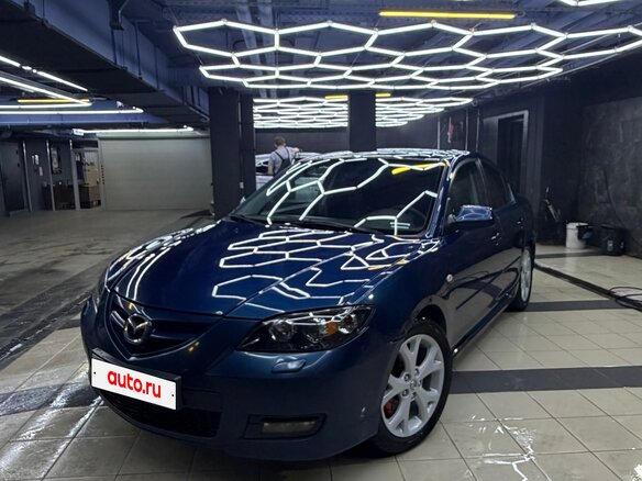 2007 Mazda 3 I (BK) Рестайлинг, синий, 500000 рублей