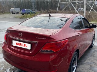 2014 Hyundai Solaris I Рестайлинг, красный, 950000 рублей, вид 3