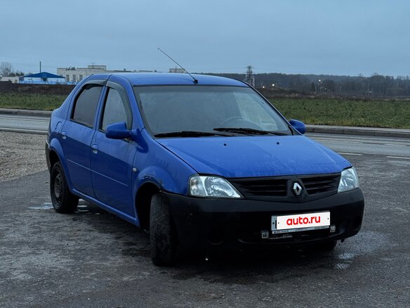 2006 Renault Logan I, синий, 150000 рублей