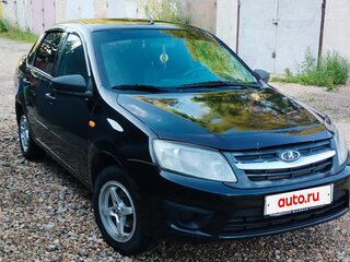 2015 Lada (ВАЗ) Granta I, чёрный, 450000 рублей, вид 2