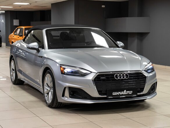 2021 Audi A5 45 TFSI II (F5) Рестайлинг, серебристый - вид 5