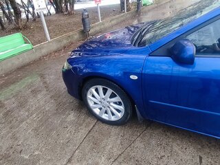2007 Mazda 6 I (GG) Рестайлинг, синий, 690000 рублей, вид 4