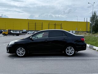 2012 Toyota Corolla X (E140, E150) Рестайлинг, чёрный, 1100000 рублей, вид 3
