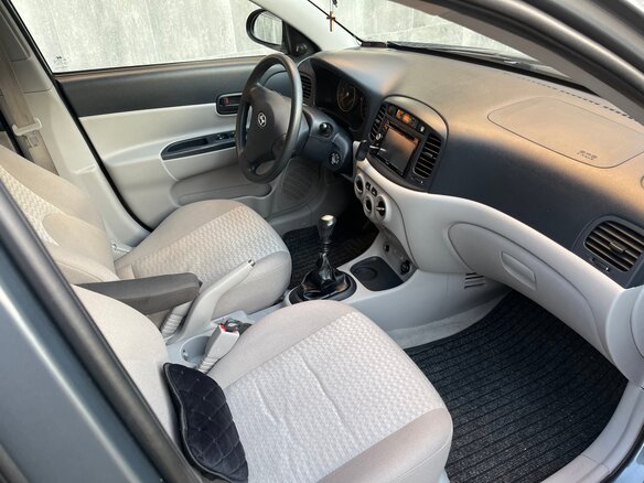 2007 Hyundai Accent III, серый, 585000 рублей - вид 8