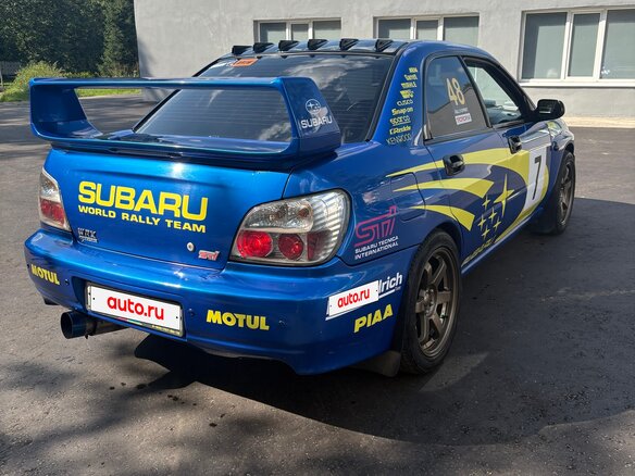 2002 Subaru Impreza WRX II, синий - вид 5