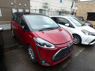 2021 Toyota Sienta II Рестайлинг, пурпурный, 1650000 рублей, вид 1