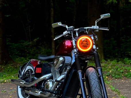 1990 Honda Steed 600, красный, 450000 рублей, вид 3