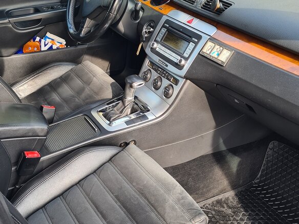 2008 Volkswagen Passat B6, чёрный, 750000 рублей - вид 9