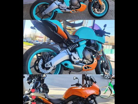 2010 Kawasaki Ninja 650, оранжевый, 300000 рублей, вид 4