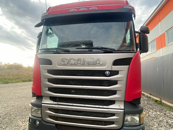 2018 Scania R-Series, красный - вид 2