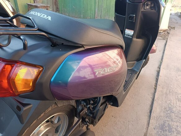 2018 Honda Tact, фиолетовый, 137000 рублей - вид 3