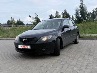 2007 Mazda 3 I (BK) Рестайлинг, чёрный, 480000 рублей, вид 1