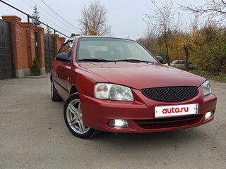 2006 Hyundai Accent ТагАЗ II, красный, 450000 рублей, вид 4