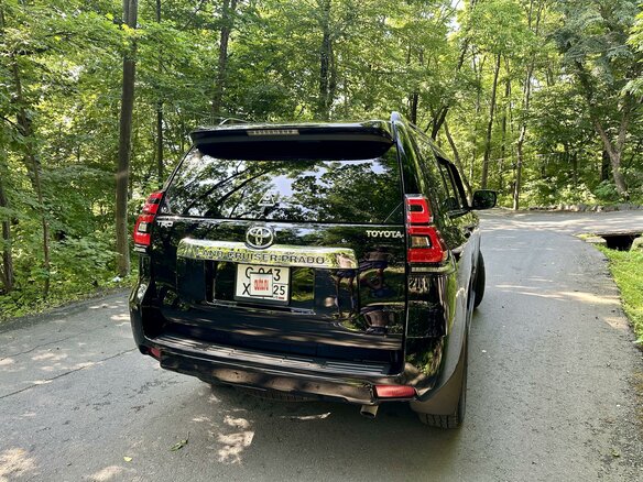 2019 Toyota Land Cruiser Prado 150 Series Рестайлинг 2, чёрный, 5050000 рублей - вид 7