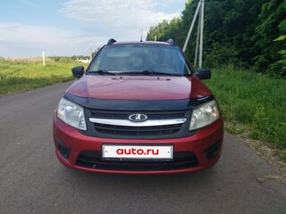 2017 Lada (ВАЗ) Granta I, красный, 510000 рублей, вид 4