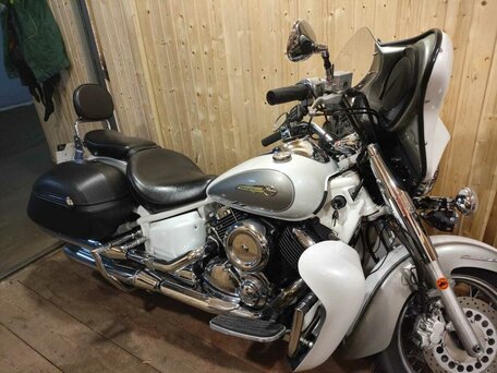 2008 Yamaha XVS1100, белый, 700000 рублей, вид 2