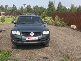 2004 Volkswagen Touareg I, серый, 470000 рублей, вид 1