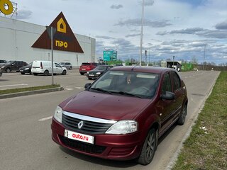 2011 Renault Logan I Рестайлинг, красный, 415000 рублей, вид 3