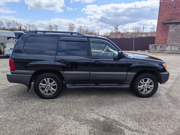 2004 Lexus LX 470 II Рестайлинг, чёрный, 2850000 рублей - вид 2