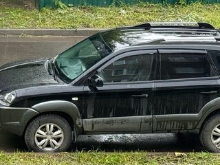 2008 Hyundai Tucson I, чёрный, 800000 рублей, вид 4