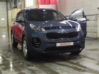 2017 Kia Sportage IV, синий, 2150000 рублей, вид 4