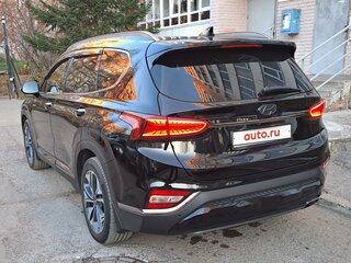 2019 Hyundai Santa Fe IV, чёрный, 3900000 рублей, вид 4