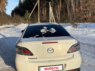 2009 Mazda 6 II (GH) Рестайлинг, белый, 870000 рублей, вид 3