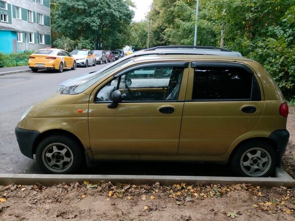 2003 Daewoo Matiz I Рестайлинг, золотистый, 185000 рублей - вид 1