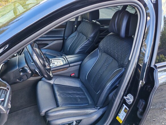 2021 BMW 7 серии 740i VI (G11/G12) Рестайлинг, чёрный, 5950000 рублей - вид 7