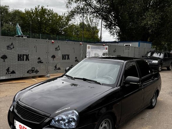 2008 Lada (ВАЗ) Priora I, чёрный, 280000 рублей