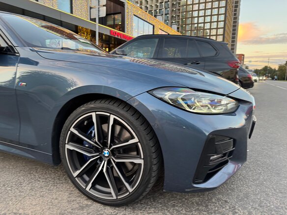 2020 BMW 4 серии 420d xDrive G22, G23, G26, синий - вид 8