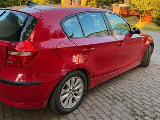 2008 BMW 1 серии 116i I (E81/E82/E87/E88) Рестайлинг, красный, 600000 рублей, вид 3