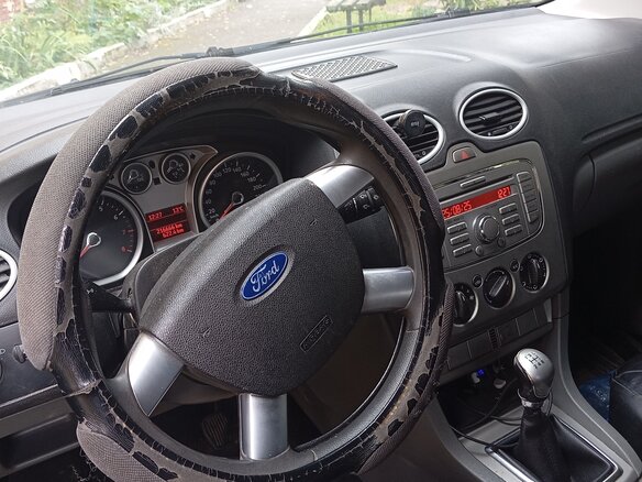 2008 Ford Focus II Рестайлинг, синий, 410000 рублей - вид 5