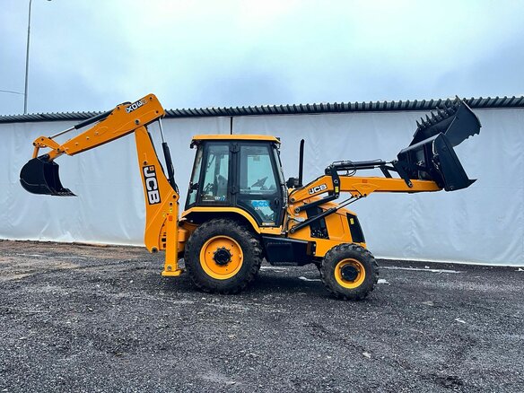 2024 JCB 3DX, жёлтый - вид 4