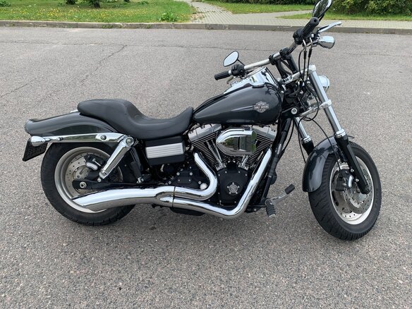 2008 Harley-Davidson Fat Bob, серый, 800000 рублей